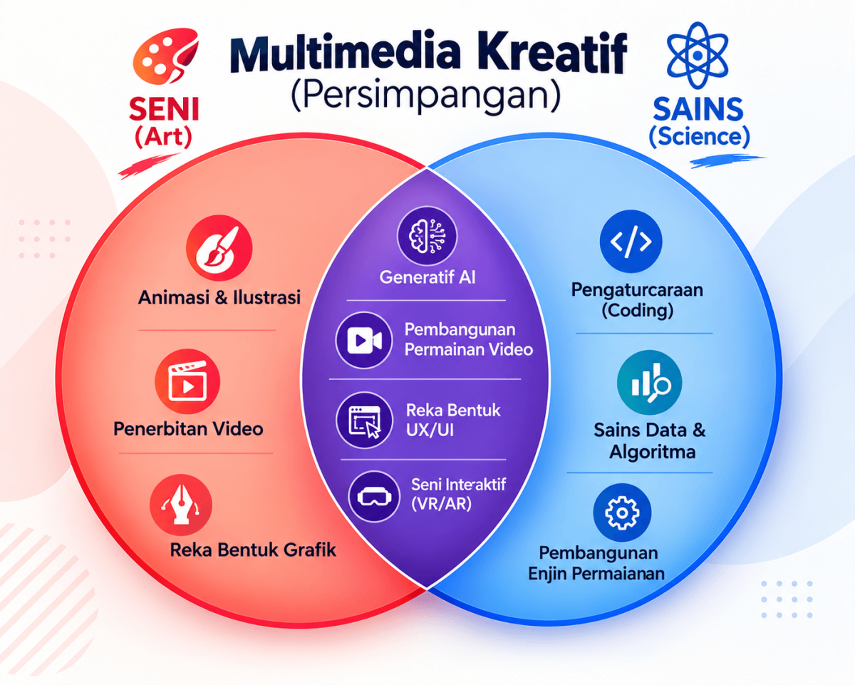 Meniti Persimpangan Seni dan Sains: Mengapa Multimedia Kreatif Adalah Masa Depan Anda 